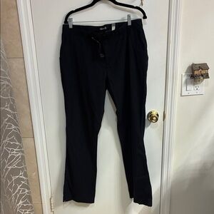 REI Black Women's Hiking Pants with Drawstring Sz 14